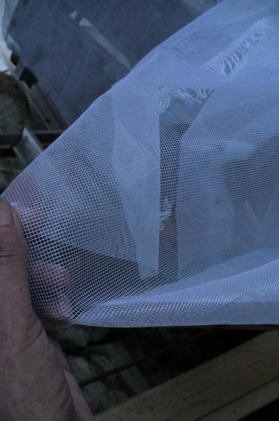 This is also mosquito net that I used for the windows in the house